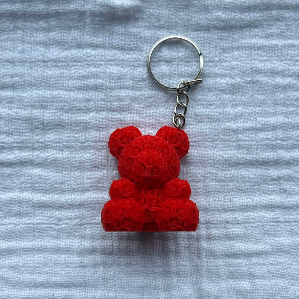 Sleutelhanger | Rozen beertje