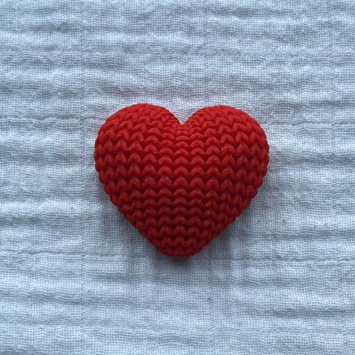 Magneet | Gebreid hartje