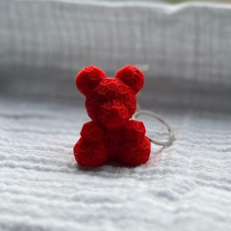 Sleutelhanger | Rozen beertje